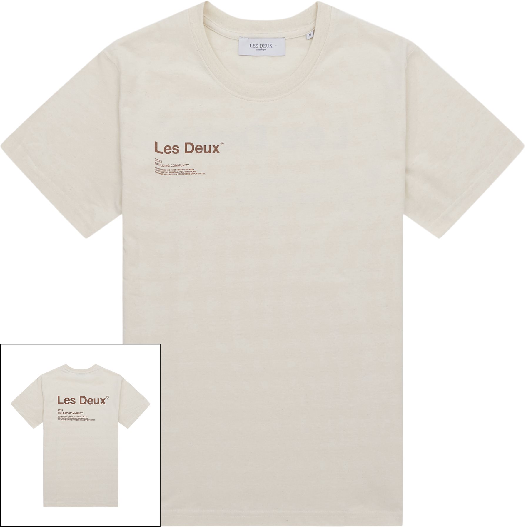Les Deux T-shirts BRODY T-SHIRT LDM101115 Sand